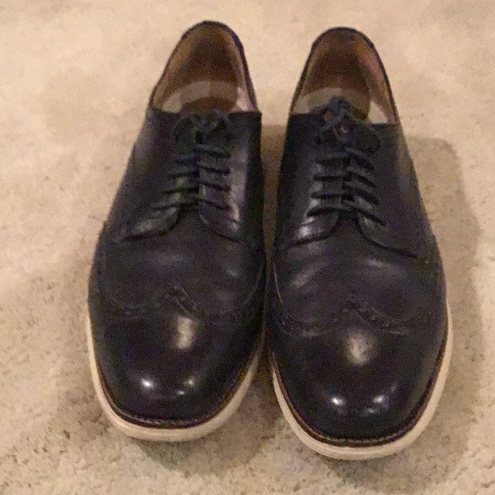 Cole Haan Blue Oxfords